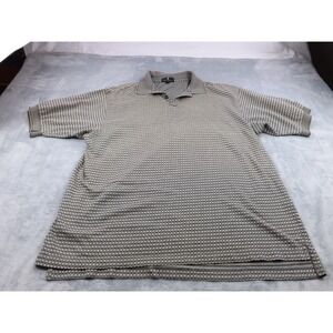 Twin Hill Chateau Whistler Golf Club Polo Shirt Men's Size XXL Gray/Tan/Black